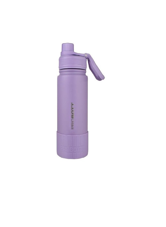Probott Class 360ml Thermoses Vacuum Insulated Flask Bottle for 3-5 Yrs Kid, Stainless Steel Water Bottles for Kids, Purple | Sports Cap | Hot & Cold | Leak Proof | Perfect for Toddlers - Image 1